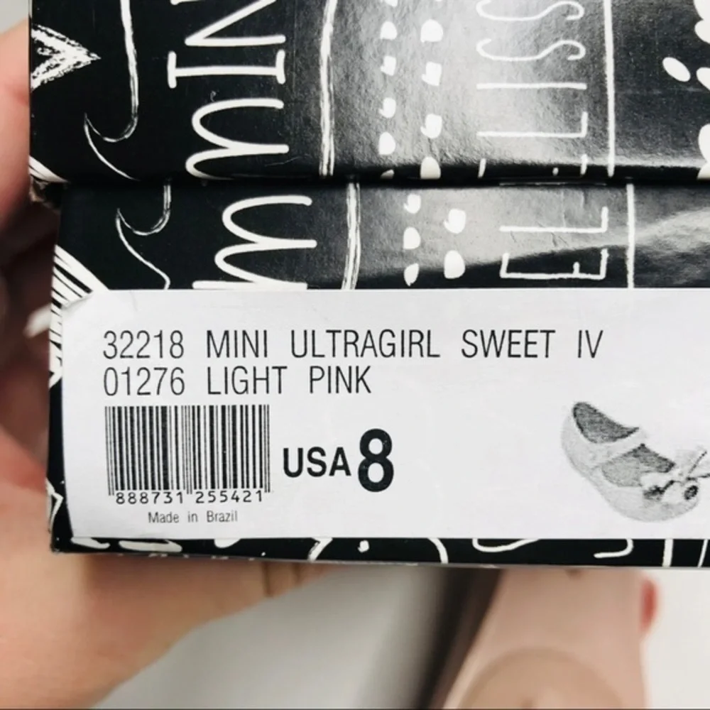 MINI Melissa Ultragirl IV Light Pink Mary Jane